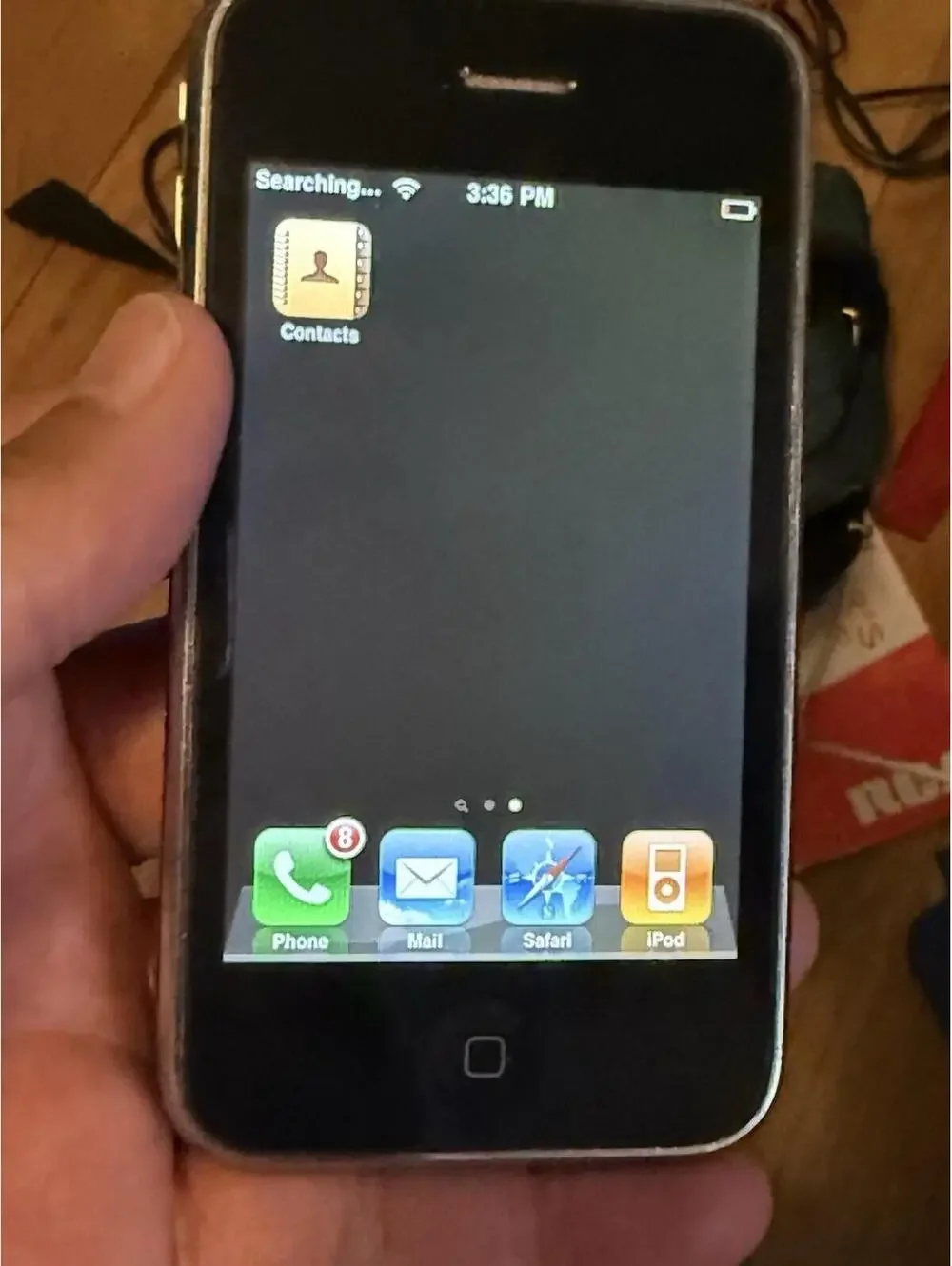 Apple iPhone - 8 GB - Black AT&T, Not Holding Charge Looks Good , Read Descrip